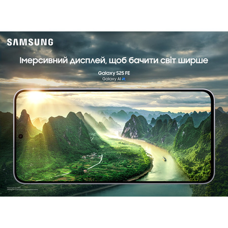 Смартфон Samsung Galaxy S25 FE 5G 8/256Gb ZWG White (7168277) Изображение
