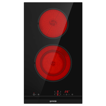 Електрична варильна поверхня Gorenje ECT 322 BCSC (BR3AA-T0) (6392575) Зображення