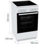 Електрична плита Gorenje GEC5A41WG (6862942) Изображение