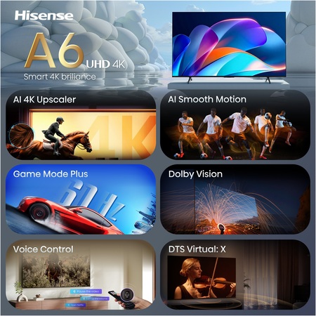 LED-телевізор Hisense 43A6S  (7263469) Зображення