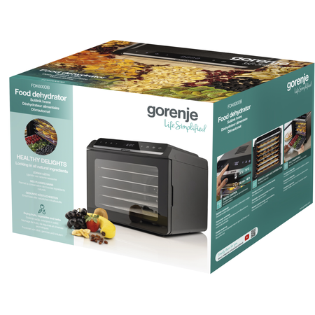 Сушарка для фруктів і овочів Gorenje FDK600DB (7156899) Изображение