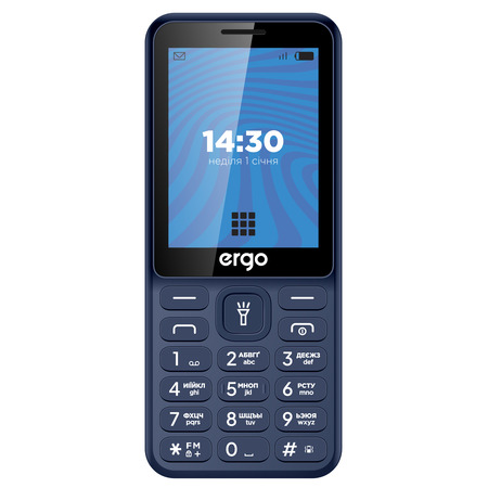 Мобільний телефон ERGO E284 Dual Sim Blue (7231988) Зображення