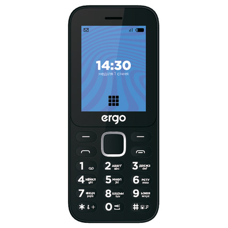 Мобільний телефон ERGO E241 Dual Sim Blue (7221437) Зображення
