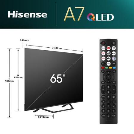 LED-телевізор Hisense 65A7NQ  (7063903) Зображення