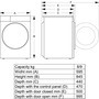 Пральна машина автоматична Hisense WF5I8043BWF (7283449) Зображення