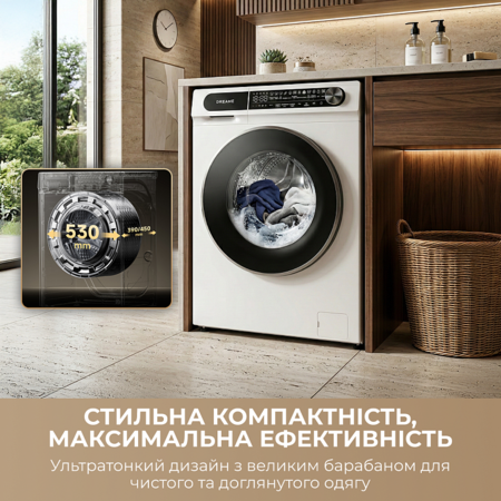Пральна машина автоматична Dreame S8 (DWF08S50CA) (7273256) Зображення