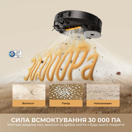 Робот-пилосос Dreame L50s Pro Ultra Black (7283495) Зображення