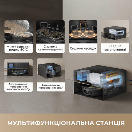 Робот-пилосос Dreame X50 Master  (7182778) Зображення