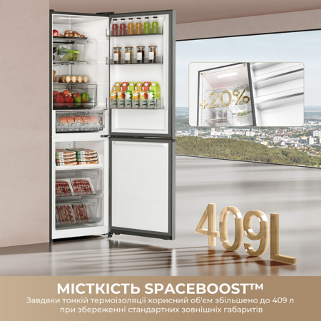 Холодильник Dreame MegaPro 185cm E class-Beige  (7283485) Зображення