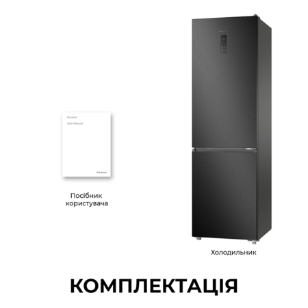 Холодильник Dreame MegaPro 201cm D class-Black  (7283489) Зображення