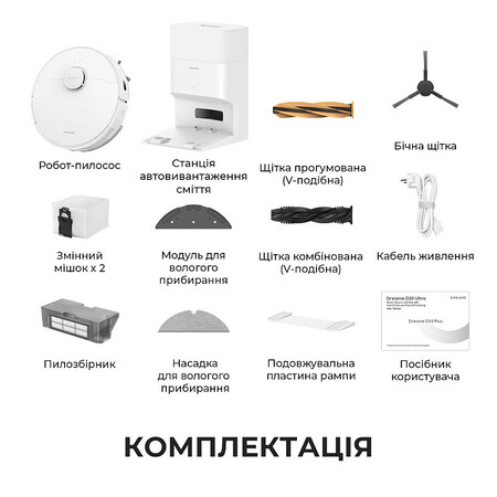 Робот-пилосос Dreame Bot D20 Plus (7181042) Зображення