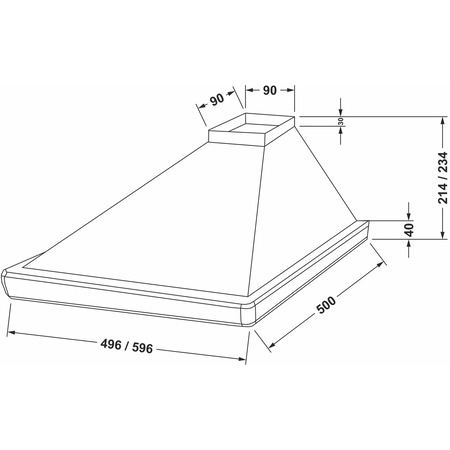 Витяжка Jantar PASSAT 420 LED 60 WH  (7224731) Зображення