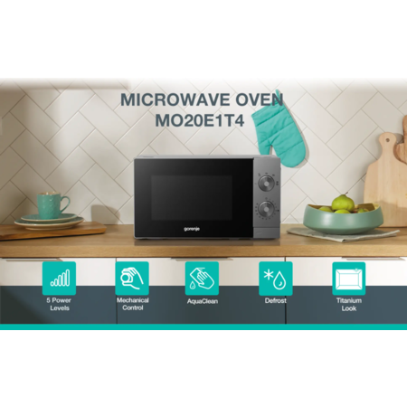 Мікрохвильова піч Gorenje MO20E1T4 (7043027) Зображення
