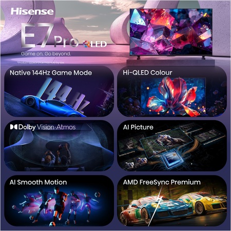 LED-телевізор Hisense 55E7S PRO (7263484) Зображення
