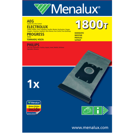 Мішки для пилососу Electrolux 1800T (5804610) Зображення