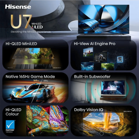 LED-телевізор Hisense 100U7SE  (7263510) Зображення