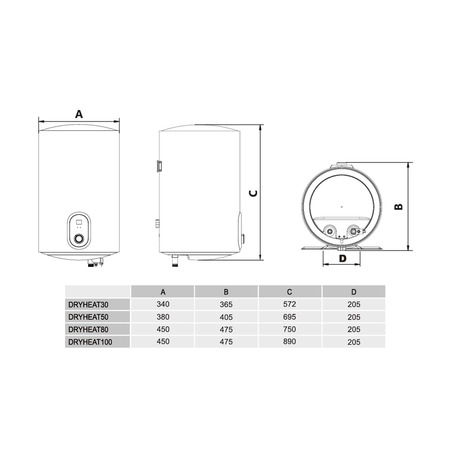 Водонагрівач Gorenje DryHeat 80 (7259487) Зображення