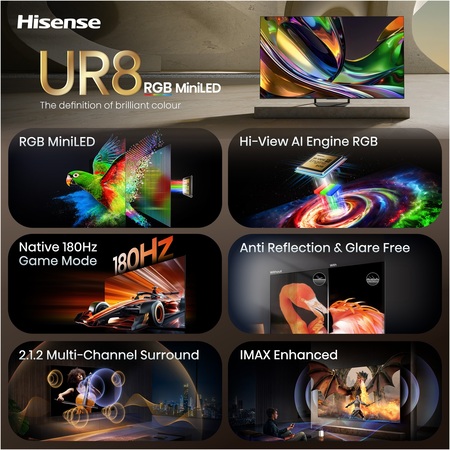 LED-телевізор Hisense 65UR8S (7263495) Зображення