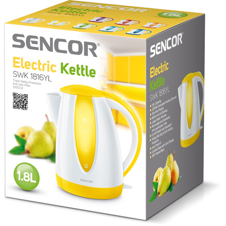 Електрочайник Sencor SWK 1816YL  (7283585) Зображення