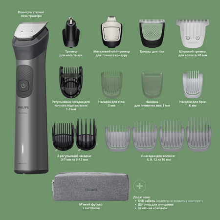 Тример універсальний Philips MG7941/15 (17-в-1) (7180195) Зображення