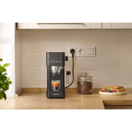 Кавоварка еспресо Sencor SES 1510BK (7294685) Зображення