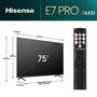 LED-телевізор Hisense 75E7NQ PRO (7078642) Зображення