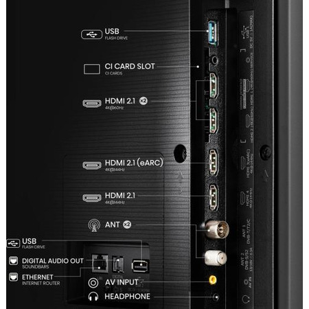 LED-телевізор Hisense 75E7NQ PRO (7078642) Зображення
