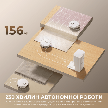 Робот-пилосос Dreame Bot D30 Ultra White  (7285023) Зображення