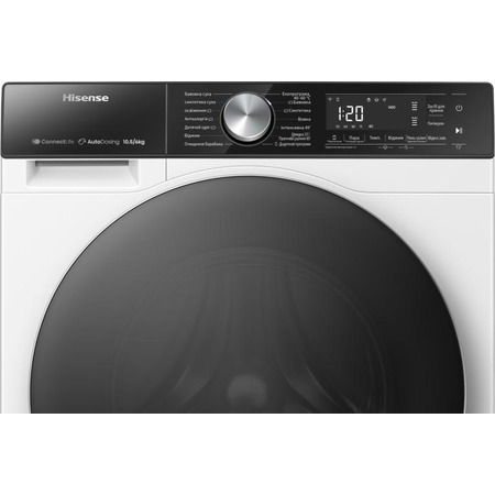 Прально-сушильна машина Hisense WD5S1045BW/UA (7087428) Изображение