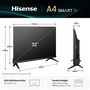 LED-телевізор Hisense 32A4Q  (7134241) Изображение