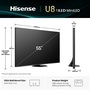 LED-телевізор Hisense 55U8Q  (7111000) Зображення