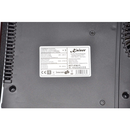 Варочная поверхность электрическая Kaiser KCT 4746 FI Изображение