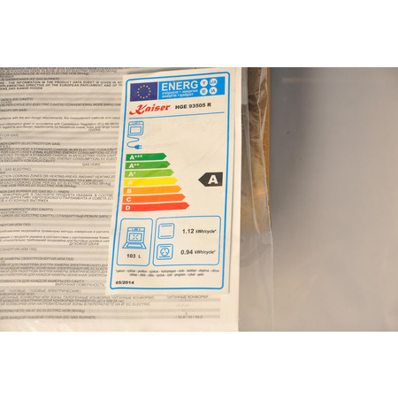 Комбинированная плита Kaiser HGE 93505 R Изображение