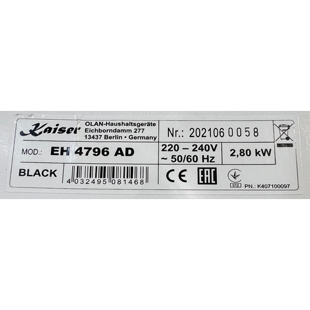 Духовой шкаф электрический Kaiser EH 4796 Ad Изображение