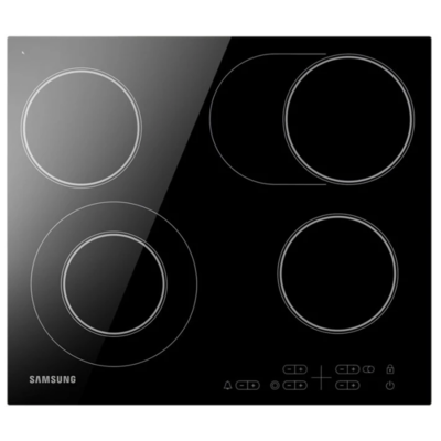 Варильна поверхня електрична Samsung NZ64T3516AK/WT Зображення