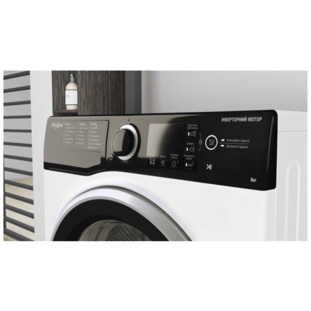 Пральна машина вузька WHIRLPOOL WRBSB 6228 B UA Изображение