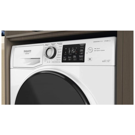 Пральна машина із сушаркою HOTPOINT ARISTON NDB 10570 DA UA Зображення