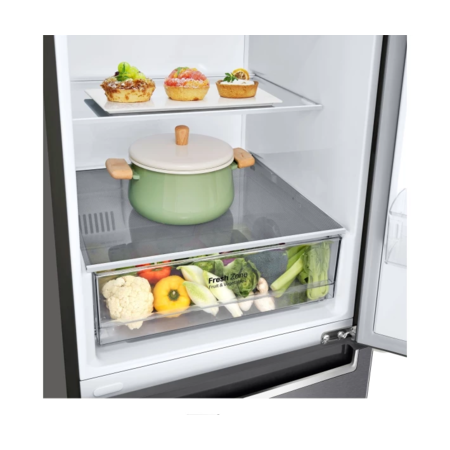 Двокамерний холодильник LG GC-B509SLCL Изображение