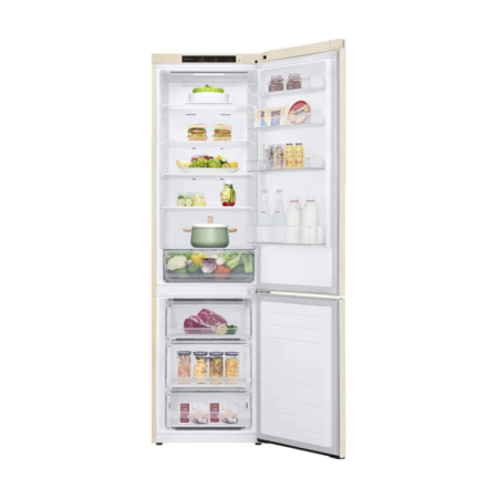 Двокамерний холодильник LG GC-B509SECL Изображение