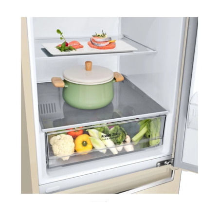 Двокамерний холодильник LG GC-B509SECL Изображение