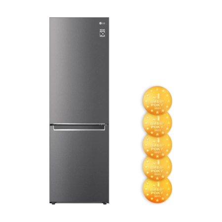 Двокамерний холодильник LG GC-B459SLCL Изображение