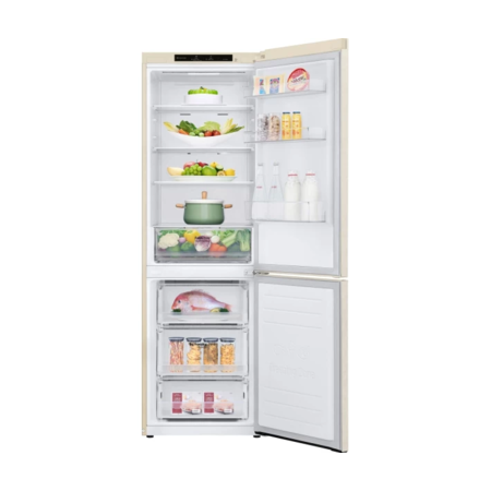 Двокамерний холодильник LG GC-B459SECL Изображение