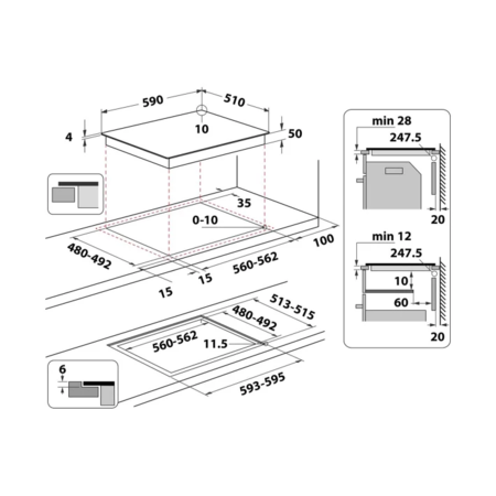 Індукційна панель Whirlpool WL B4060 CPNE Изображение