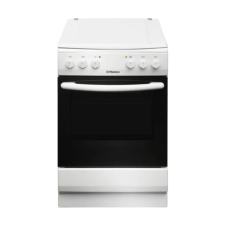 Плита Hansa FCMW580450 комбінована, 62л, 50x60см, конвекція, чавун, білий (ERFCMW580450) Изображение