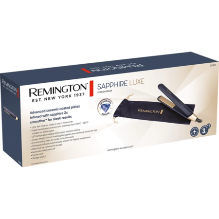 Випрямляч REMINGTON S5805 Sapphire Luxe Straightener Зображення