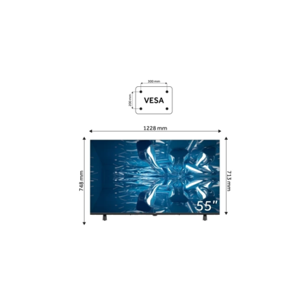 Телевізор Haier H55K85FUX (971114-01-KOLIDER) Зображення