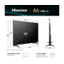 Телевізор HISENSE 55A6Q Зображення