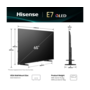 Телевізор HISENSE 65E7Q Изображение