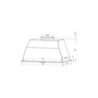 Витяжка кухонна Grunhelm GVC 020 W (780457-01-KOLIDER) Изображение
