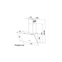 Кухонна витяжка Interline TEFFI WH A/60/GL/PB Изображение